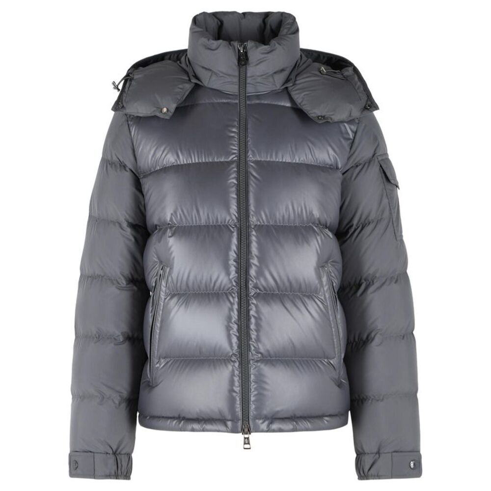 Moncler 'Maya' Grey Polyester Short Down Jacket Men